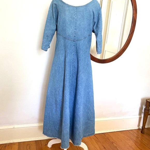 Vintage Denim Dress - Picture 2 of 3